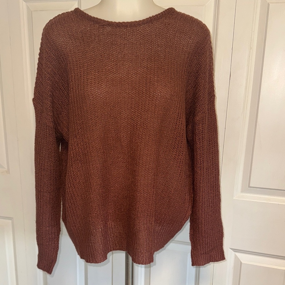 Women's Rust Red Sweater